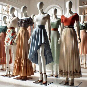 WOMENS ASSORTMENT OF SKIRTS FOR SPRING, SUMMER AND FALL